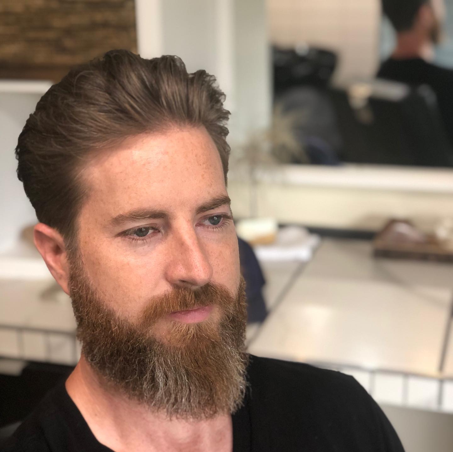 Beard trim and style