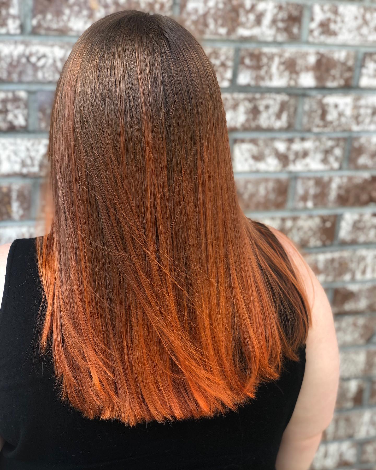 Copper color melt